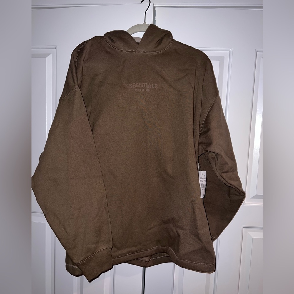 ESSENTIALS FEAR OF GOD Wood Relaxed Hoodie